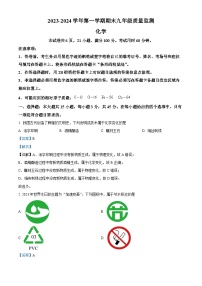 46，广东省惠州市惠城区2023-2024学年九年级上学期期末化学试卷