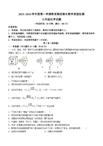 山东省滨州市博兴县教育集团2023-2024学年九年级上学期1月期末化学试题