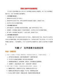 专题17 化学思想方法的应用（第02期）-2023年中考化学真题分项汇编（全国通用）