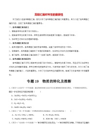 专题19 物质的转化及推断（第02期）-2023年中考化学真题分项汇编（全国通用）