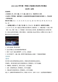 30，河南省新乡市名校联考2023-2024学年九年级上学期1月期末化学试题