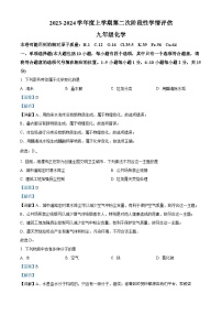 53，江西省九江市都昌县2023-2024学年九年级上学期1月期末化学试题