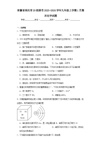 安徽省安庆市20校联考2023-2024学年九年级上学期1月期末化学试题(含答案)