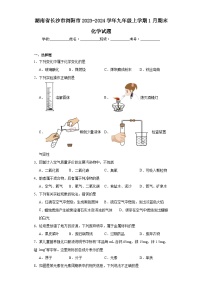 湖南省长沙市浏阳市2023-2024学年九年级上学期1月期末化学试题(含答案)