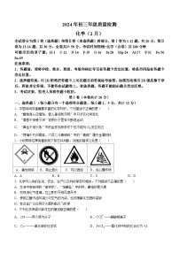 广东省深圳市2023-2024学年九年级上学期2月份33校联考化学试题