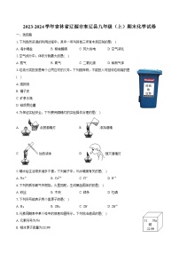 2023-2024学年吉林省辽源市东辽县九年级（上）期末化学试卷（含解析）