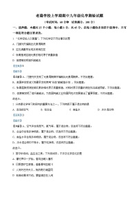 110，广东省河源市龙川县老隆学校2023-2024学年九年级上学期期中化学试题