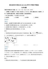 111，湖北省黄冈市浠水县2023- 2024学年九年级下学期开学摸底化学试题