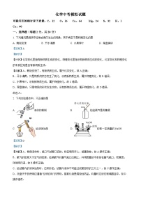 133，2023年湖北省黄冈市浠水县第二实验初级中学中考模拟化学试题