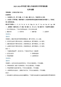 河南省信阳市淮滨县2023-2024学年九年级下学期入学学情调研测试化学试题