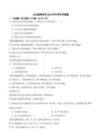 山东省菏泽市2023年中考化学试题（附真题解析）