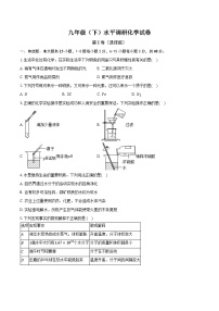 13，山东省聊城市东阿县东阿县第三中学2023-2024学年九年级上学期开学考试化学试题