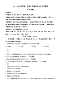 10，山东省济南市天桥区泺口实验学校2023-2024学年九年级下学期开学考试化学试题