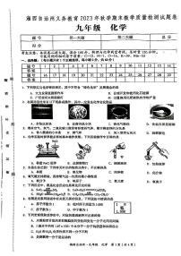 16，湖南省湘西州2023--2024学年九年级上学期期末教学质量检测化学试卷(1)