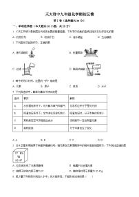 天津市天津大学附属中学2023-2024学年九年级下学期开学考试化学试卷（解析版+原卷版）