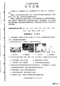 山东省济南市长清区2023-2024学年下学期九年级化学阶段检测题