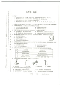 安徽省池州市贵池区2023-2024学年九年级下学期开学考试化学试卷