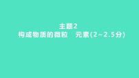 2024河北中考化学复习 板块二 主题2　构成物质的微粒　元素(2~2.5分) 课件