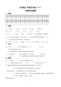 广西南宁天桃教育集团2023-2024学年九年级下学期3月份月考化学试卷