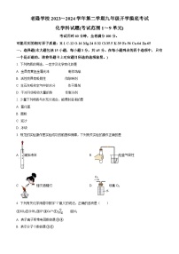 广东省河源市龙川县老隆中学2023-2024学年九年级下学期开学考试化学试题（原卷版+解析版）