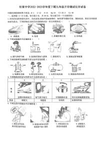 黑龙江省哈尔滨市南岗区松雷中学2022-2023学年九年级上学期开学测试化学试卷