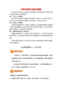 最新中考化学三轮冲刺过关（讲义） 查补易混易错点05  化学实验-【查漏补缺】