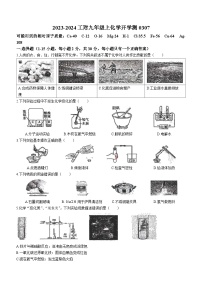 黑龙江省哈尔滨市工业大学附属中学2023-2024学年九年级下学期开学考试化学测试题