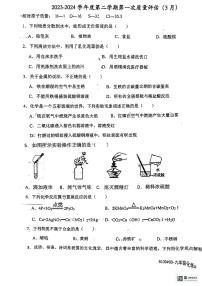 河北省廊坊市第四中学2023-2024学年九年级下学期3月月考化学试题