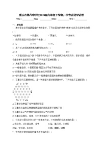 重庆市第八中学校2024届九年级下学期开学考试化学试卷(含答案)