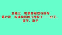 2024贵州中考一轮复习 人教版化学 教材基础复习 主题三　第六讲　构成物质的几种粒子——分子、原子、离子 课件