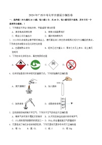 2024年广西中考夯基提分模拟化学试卷