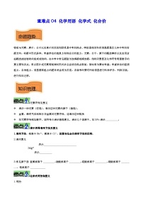 重难点04 化学用语 化学式 化合价-2024年中考化学【热点•重点•难点】专练（全国通用）