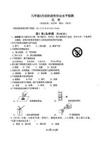 广西柳州市第十五中学2023--2024学年九年级下学期3月阶段性检测化学试题