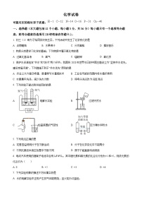 四川省南充市营山县营山中学校九年级2023-2024学年上学期期中化学试题