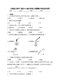 江西省上饶市广信区2024届九年级上学期期末考试化学试卷(含答案)