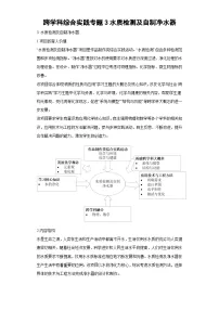 跨学科综合实践专题3水质检测及自制净水器-2024中考化学二轮
