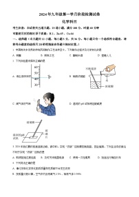 湖南省长沙市中雅培粹中学2023-2024学年九年级下学期第一次月考化学试卷（原卷版+解析版）