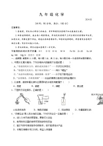 山东省潍坊市高密市2023-2024学年九年级下学期3月月考化学试题