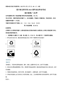 2023年四川省自贡市中考化学真题（含解析）