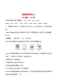 2023-2024 人教版化学 山东中考一轮复习 阶段素养评估(八) 试卷