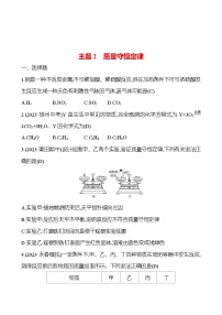 2023-2024 人教版化学 福建中考一轮复习 板块三　主题2　质量守恒定律 专题练习