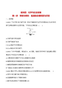 2023-2024 人教版化学 贵州中考一轮复习 板块四 第1讲　燃烧与燃料　能源的合理利用与开发 提高练习