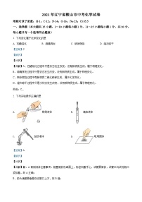 辽宁省鞍山市2021年中考化学试题（含解析）
