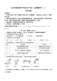 2024年陕西省榆林市佳县中考二模化学试题