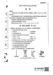 2024年陕西省延安市初中学业水平考试化学模拟试卷E