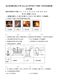 2024年四川省成都市第七中学中考一模化学试题（原卷版+解析版）