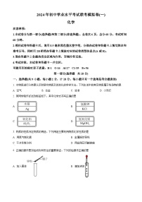 2024年陕西省汉中市中考一模化学试题（原卷版+解析版）