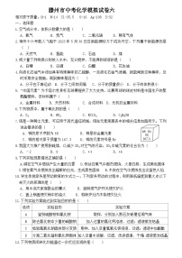 2024年山东省枣庄市滕州市中考模拟化学试卷6