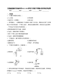 江西省宜春市丰城中学2022-2023学年八年级下学期3月月考化学试卷(含答案)