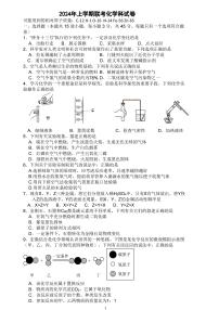 湖南省岳阳市岳阳县九校联考2023--2024学年九年级下学期第一次月考化学试卷